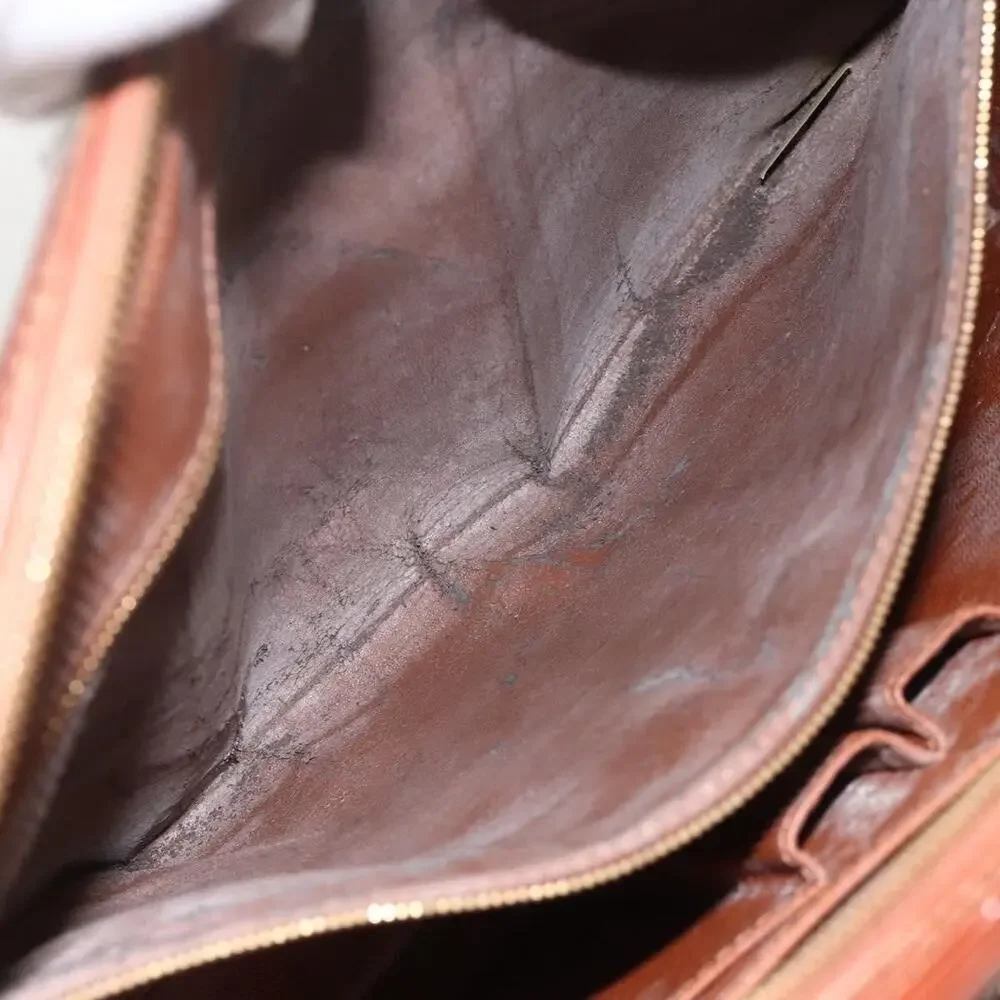 Louis Vuitton Epi Porte Documents Voyage Business Bag Brown